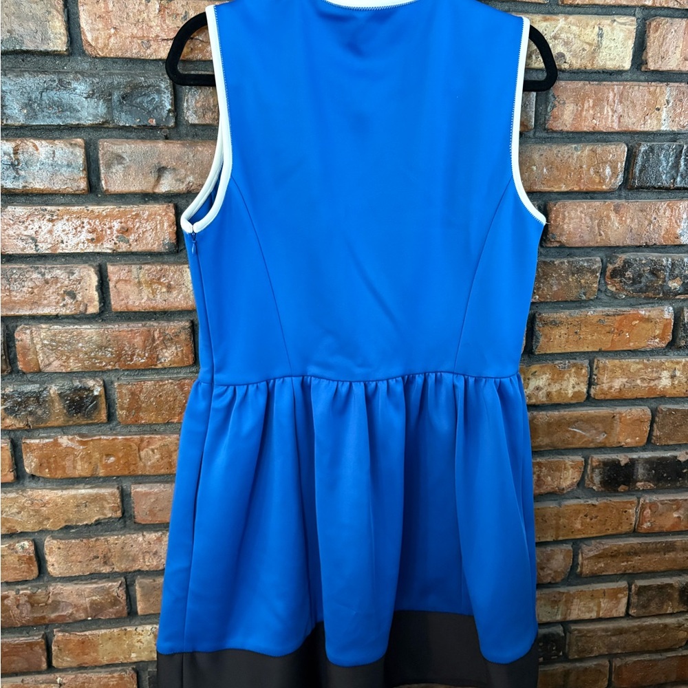 Kate Spade Vibrant Blue Dress with Black Detail - Picture 2 of 3